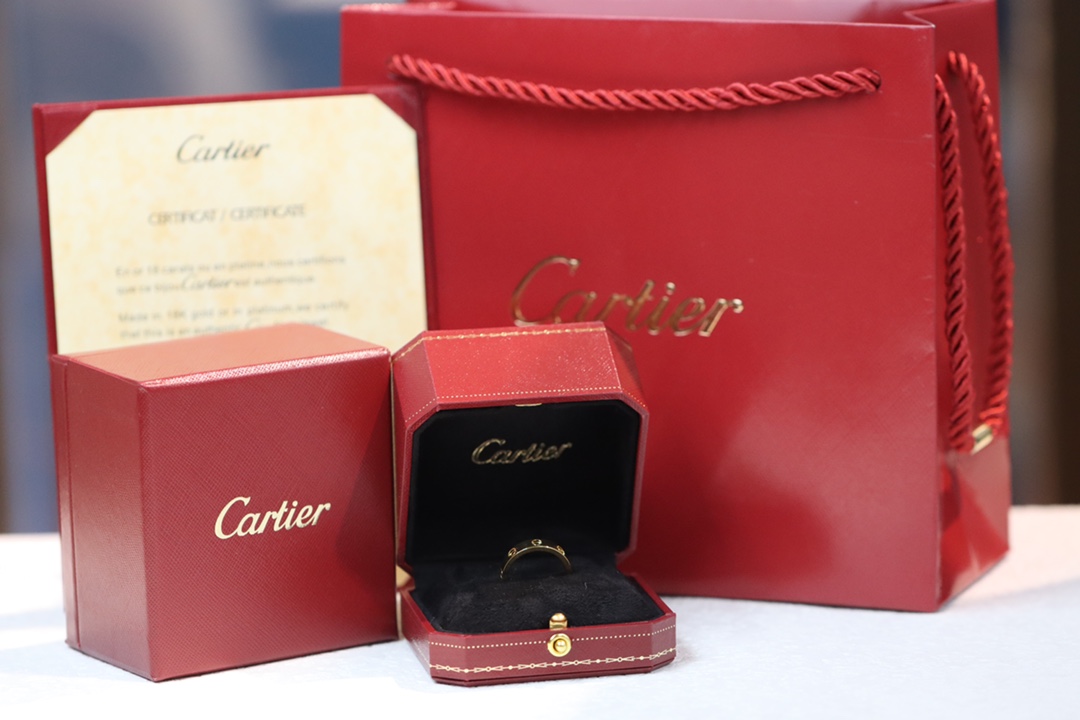 BAGUE LOVE, MODÈLE CLASSIQUE OR JAUNE – Image 2