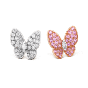 Boucles d'oreilles Deux Papillons