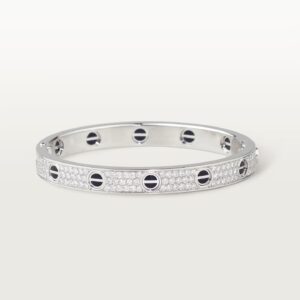BRACELET LOVE, PAVÉ FINITION NOIR