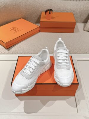 Hermès - Sneakers basse - Blanc cuir