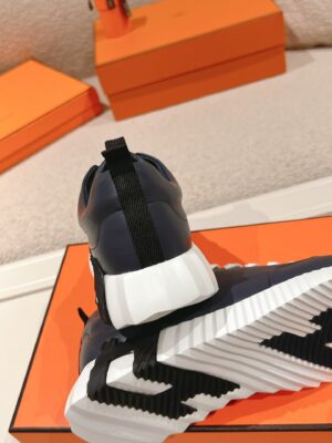 Hermès - Sneakers basse - Noir et blanc
