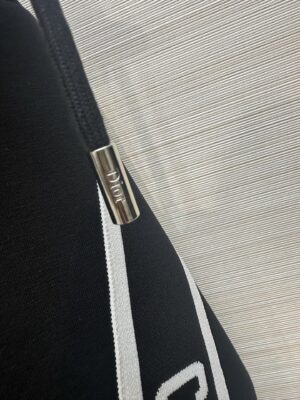 Dior - Veste zippée sport bandes contrastées - Noir