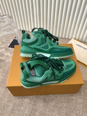 Louis Vuitton - Sneakers running volumineuses - Vert émeraude