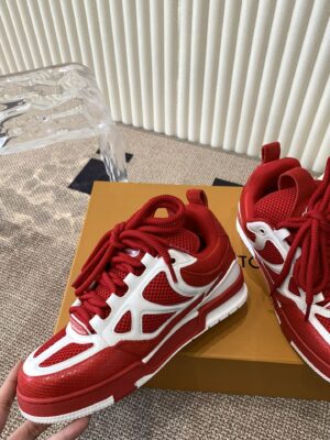 Louis Vuitton - Sneakers running volumineuses - Rouge et blanc