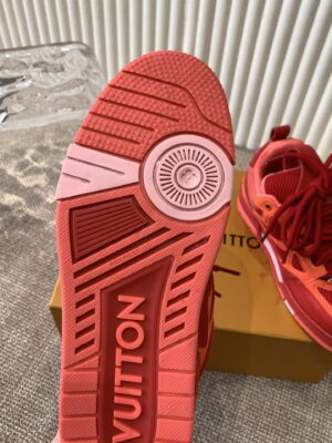 Louis Vuitton - Sneakers running volumineuses - Rouge et orange