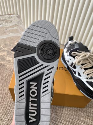 Louis Vuitton - Sneakers plateforme épaisse - Noir et beige