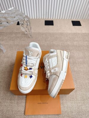 Louis Vuitton - Sneakers basse - Blanc et beige