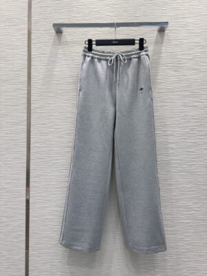 Dior - Ensemble jogging monogramme bande signature - Gris