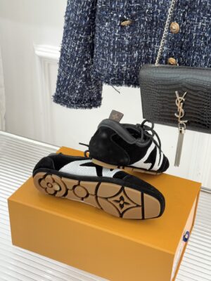 Louis Vuitton - Sneakers basses rétro - Noir et blanc