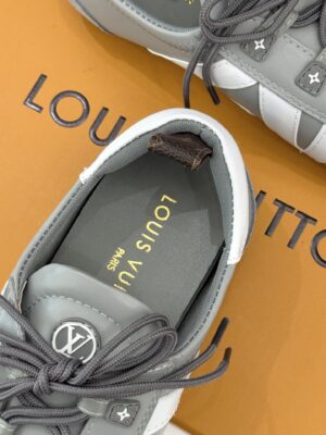 Louis Vuitton - Sneakers basses rétro - Gris et blanc