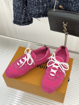 Louis Vuitton - Sneakers basses rétro - Rose vif