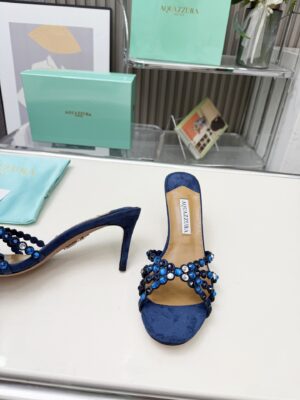 Aquazzura - Sandales à talon - Bleu strass