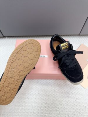 Miu Miu - Sneakers basses - Noir suédé