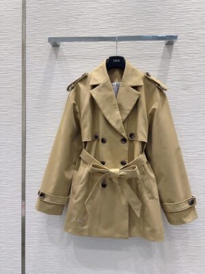 Dior - Trench coat ceinturé classique - Beige
