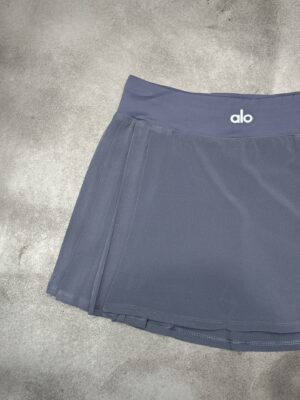 Alo - Jupe sport plissée taille haute - Gris