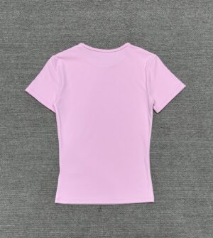 Alo - T-shirt ajusté logo brodé - Rose