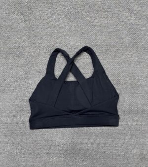 Alo - Brassière sport maintien dos croisé - Noir