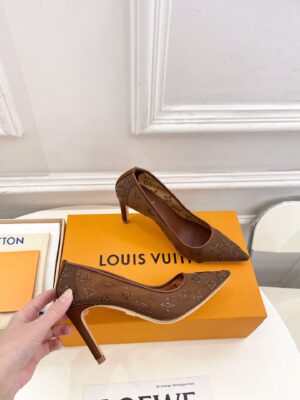 Louis Vuitton - Escarpins à talon aiguille - Marron chocolat