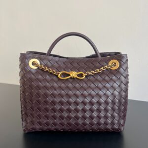 BOTTEGA VENETA-Cabas intrecciato brun chocolat