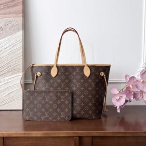Louis Vuitton - Cabas Neverfull monogram marron